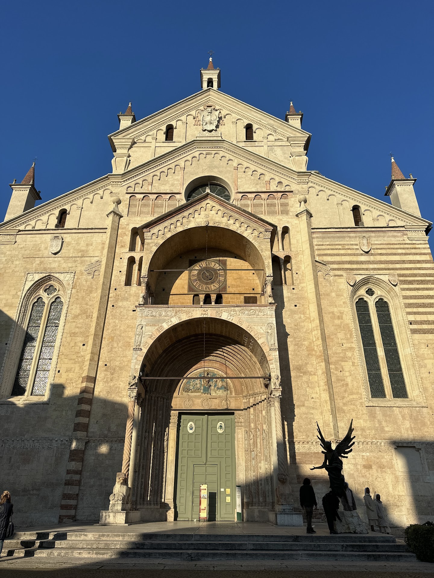 Best churches in Verona Cathedral Titian Assumption painting Duomo Verona interior